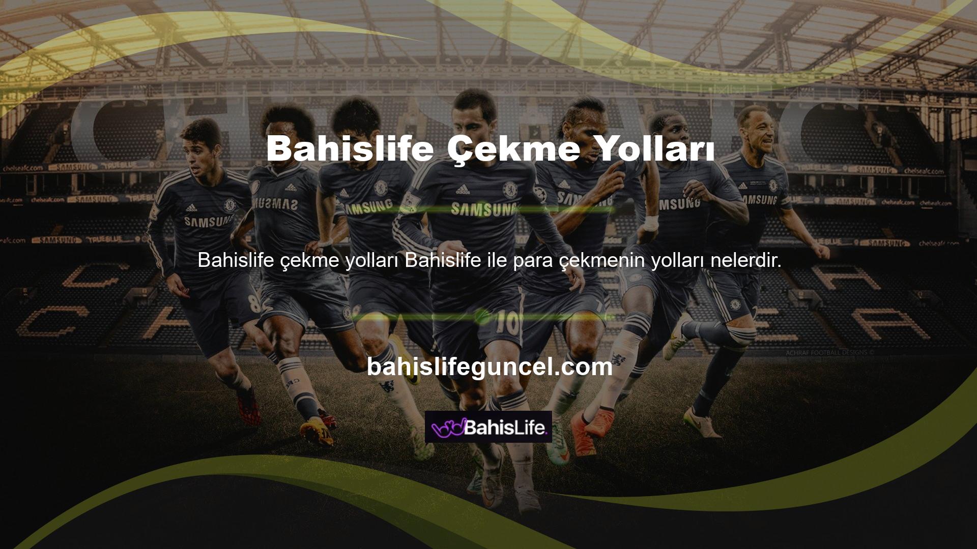 Bahislife para çekme programını sağlayarak, kazandığınız paranın mevcut hesabınıza yatırılmasını isteyebilirsiniz